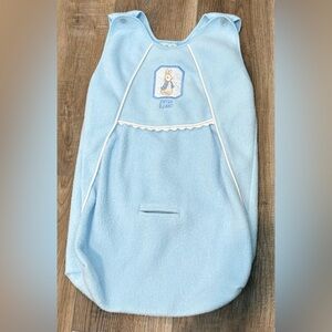 Vintage- Quiltex Light Blue Peter Rabbit Sleep Sack